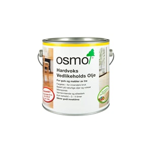Osmo Hardvoksolje Vedlikeholdsolje 3081 Silkematt 2,5 liter