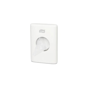 Tork dispenser B5 sanitetsbind poser plast hvit