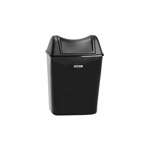 Katrin hygienebind beholder 8 liter plast sort