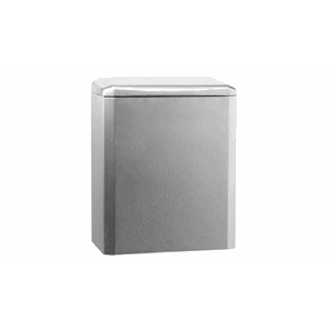 Katrin hygienebind beholder 6 liter rustfritt stål