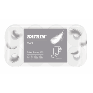 Katrin Plus 250 toalettpapir 2 lag 37 m x 42 rl