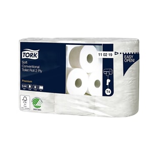 Tork Premium T4 toalettpapir Myk 2 lag 50,4 m x 42 rl