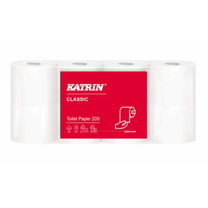 Katrin Classic 200 toalettpapir 2 lag 25 m x 64 rl