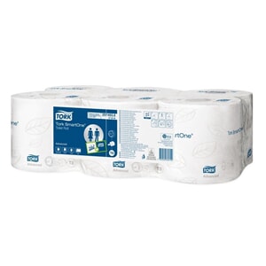Tork T8 SmartOne toalettpapir 2 lag 207 m x 6 rl
