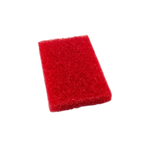 NSP Håndpad tykk rød (10 % slipemiddel)