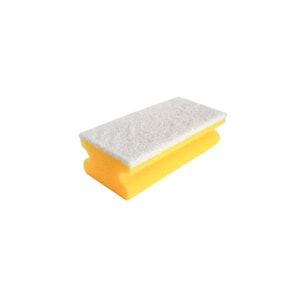 NSP Håndpad m/svamp hvit 13x7 cm 10 stk