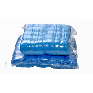 Overtrekkssko 100 stk 30 my blå