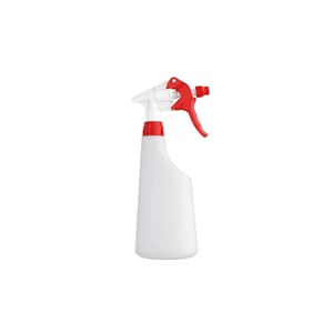 Sprayflaske komplett m/rød trigger 600 ml