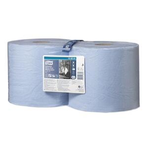 Tork W1/W2 industritørk ekstra sterk blå 3 lag 119 m x 2 rl