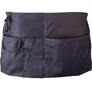 Rengjøringsforkle Sort Proff m/lommer