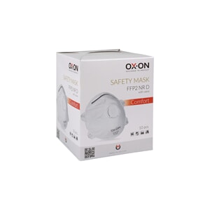 OX-ON Støvmaske m/ventil FFP2 10 stk