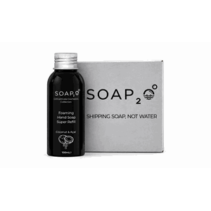 SOAP2O Foaming hand soap 4 x 100ml (16 ltr)