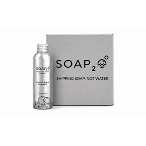 SOAP2O Gel hair, hand & body 4 x 150ml (16 ltr)
