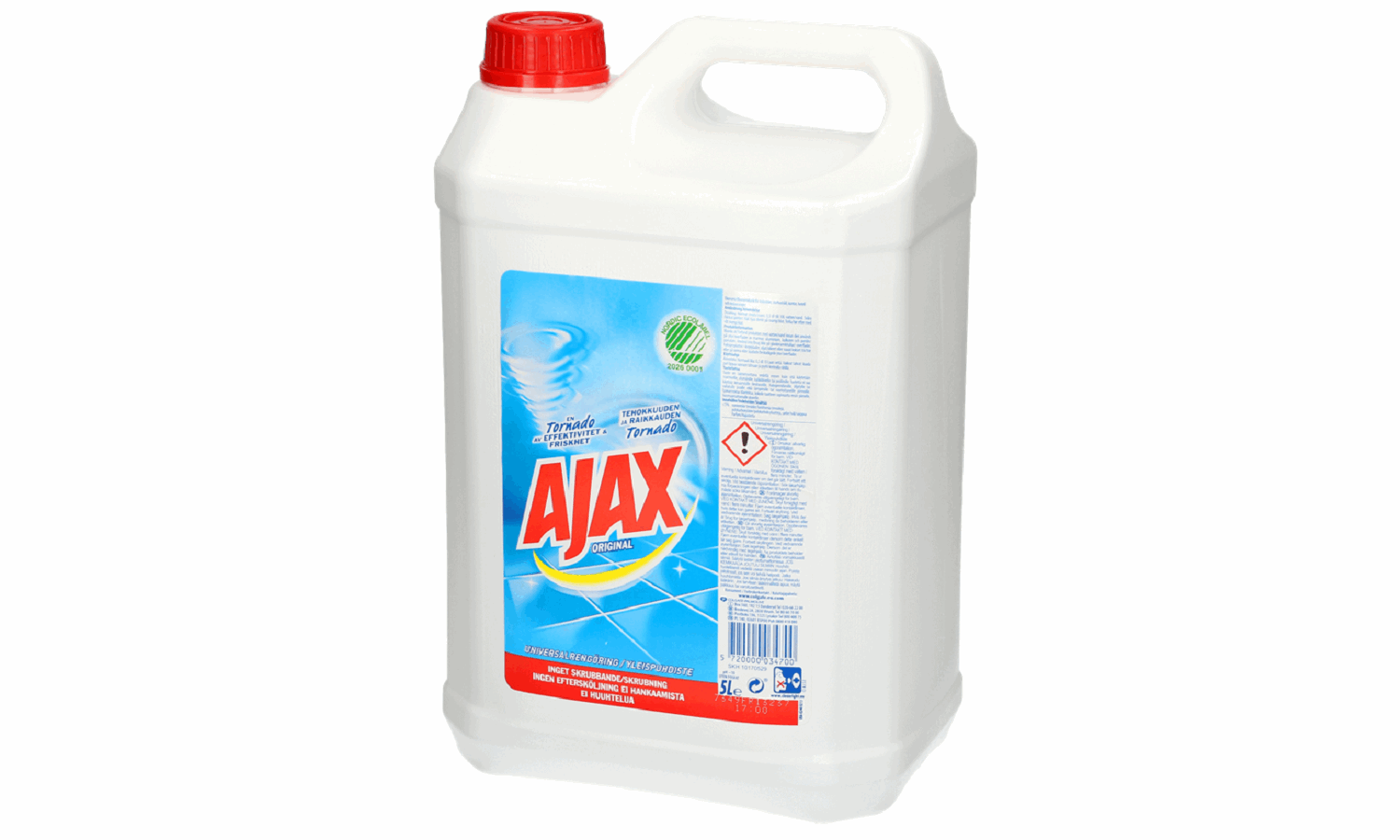 door elkaar haspelen Integraal aansporing Ajax Allrengjøring original 5 liter - Nordic Supply Partner AS